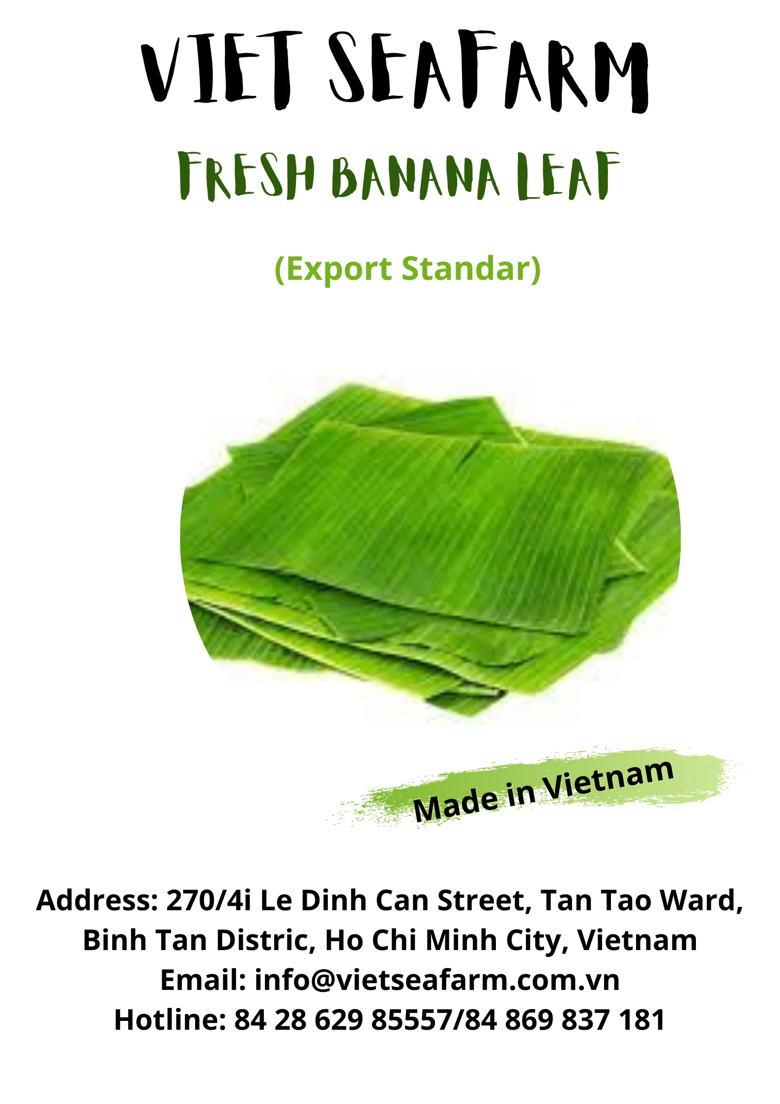 Fresh Banana Leaves For Sale From Vietnam With High Quality And Export