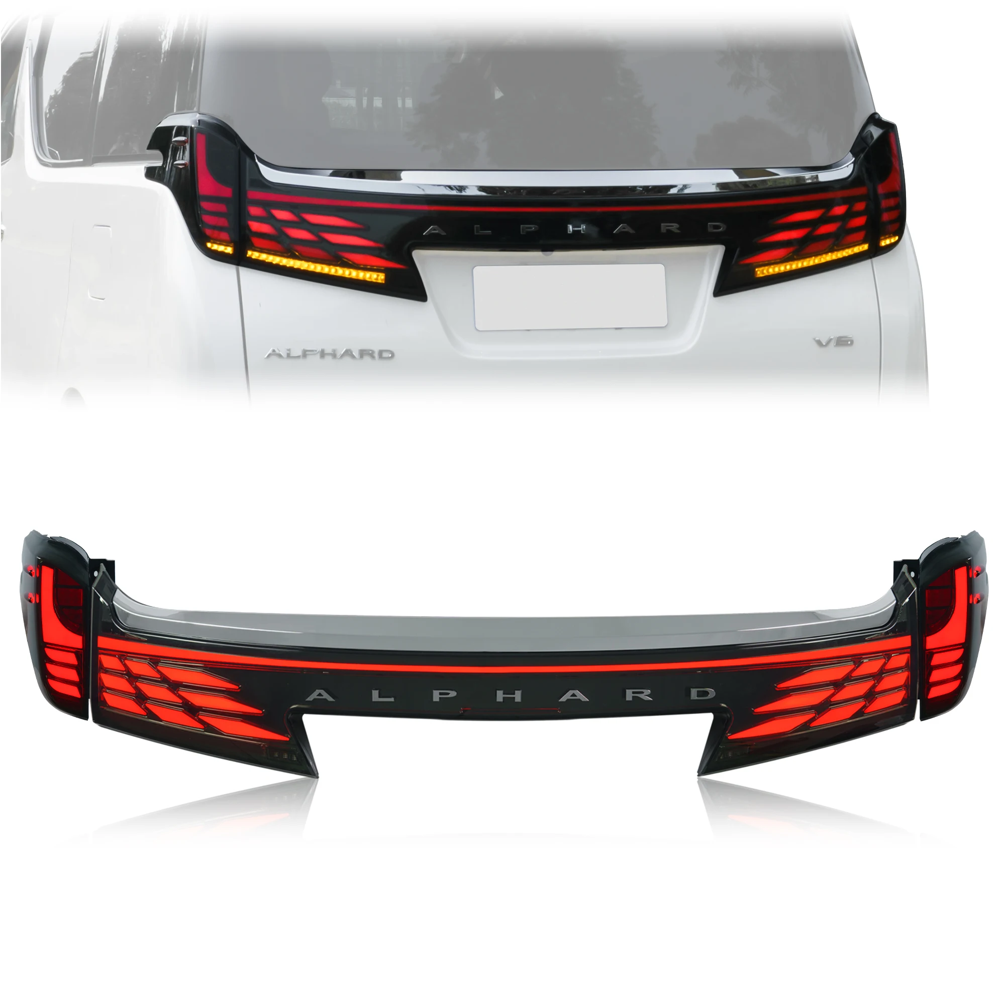 LED Tail Lamp 2015-2023 Year Rear Light for Toyota Alphard 30