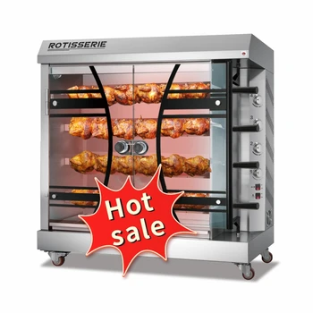 High Capacity Rotisseries Electric Gas Chicken Grill Rotating Rotisserie Machine Chicken Rotisserie Oven Machine