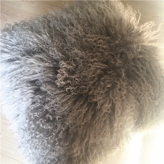 Mongolian Lamb Fur Fabric Long Hair Sheepskin - Buy Mongolian Lamb Fur ...