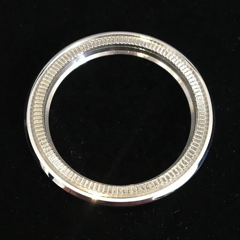 
 Пользовательские оригинальные Золотые Часы Ободок вставками изготовлены из белого золота 18 карат с настоящими бриллиантами для суб-/моряк  