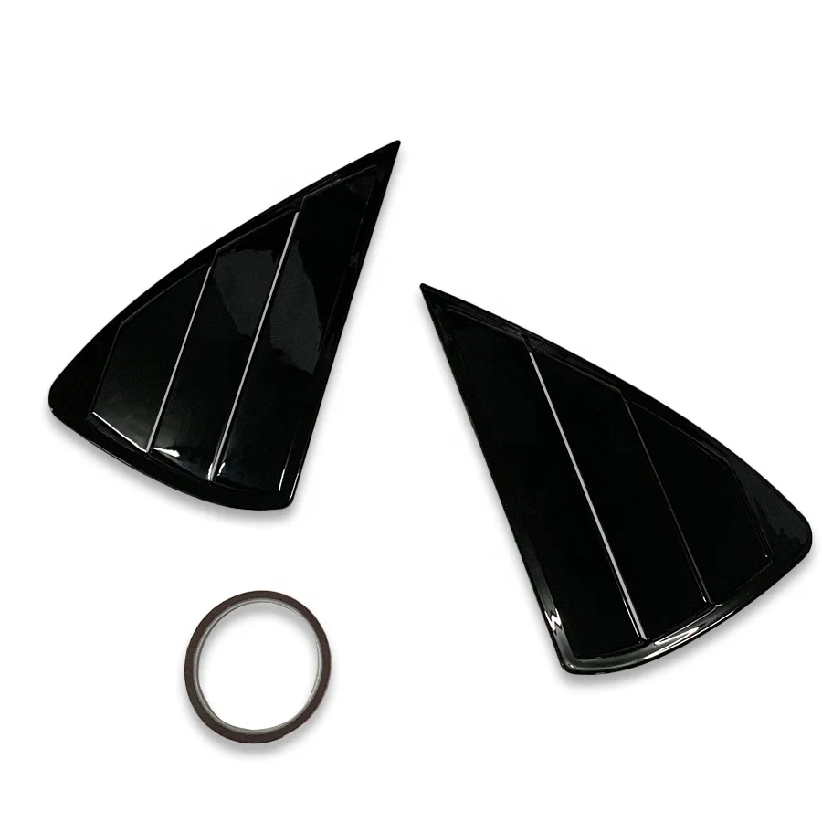 Tiypeor Auto Exterior Accessories for MG6 MG 6 Car Sport Style Rear Side Window Louvers Air Vent Scoop Shades Cover Blinds