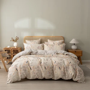 Latest Duvet Cover Sets Digital Custom Printed Pillow Cases Quilt Cover Bedding Set Linen