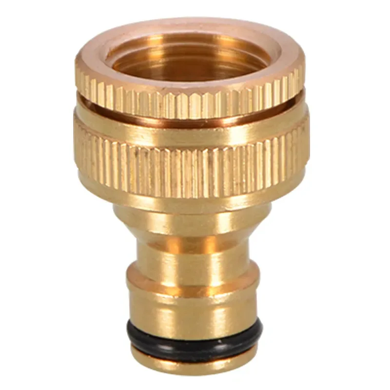 Lsp116 Solid Brass Garden Hose Fittings Connectors Adapter Heavy Duty Repair Faucet Leader 2336