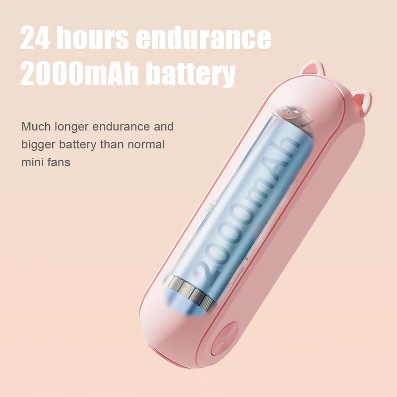 Custom Foldable Hand Held Mini Fan Cooling USB Rechargeable Electric Handy Pocket Small Folding Mini Portable Handheld Fan