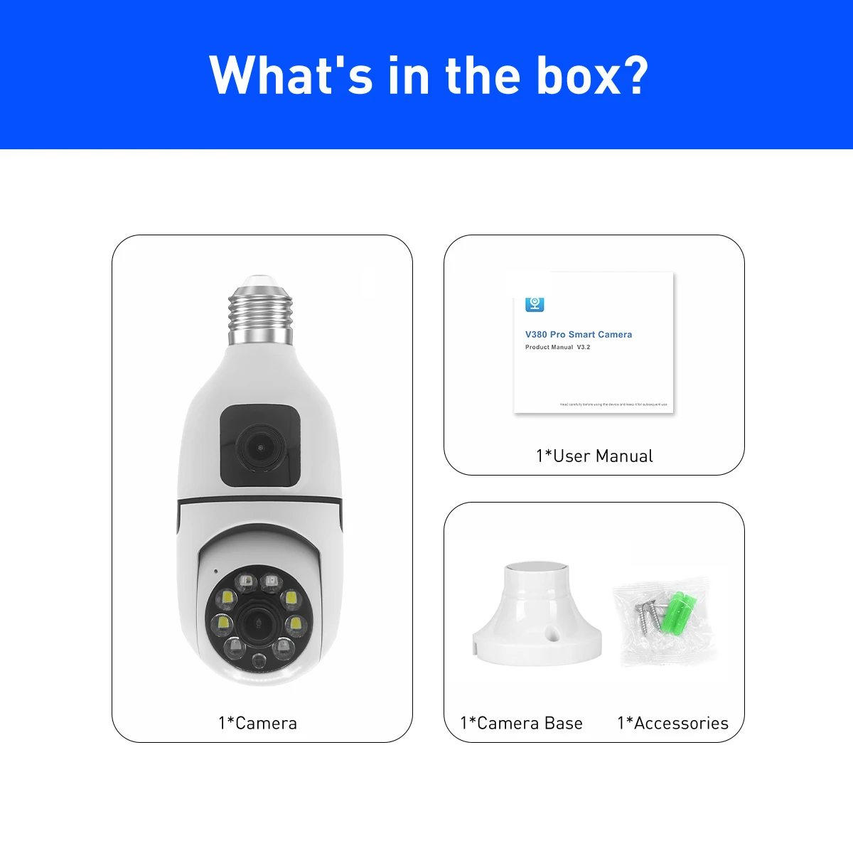 product v380 rvsq002 2mp wifi dual lens bulb camera indoor security camera cctv night vision storage motion detection tf card cloud data-73