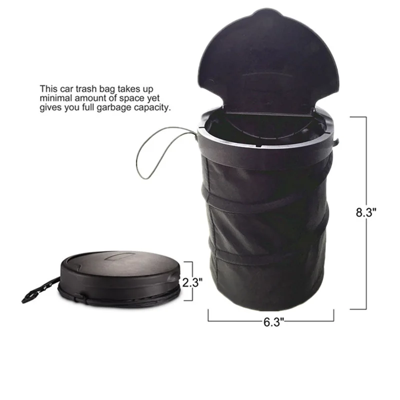 Foldable Multifunction Portable Car Vehicle Trash Can Organizer Bag