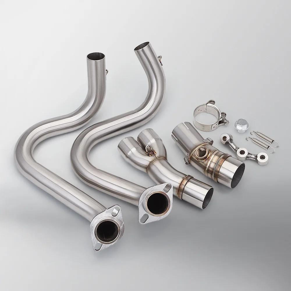 Kawasaki ER6N/ER6F Exhaust Muffler Middle Link Pipe - ULASHKIM