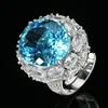 adjustable size Bird's Nest cut aquamarine ring