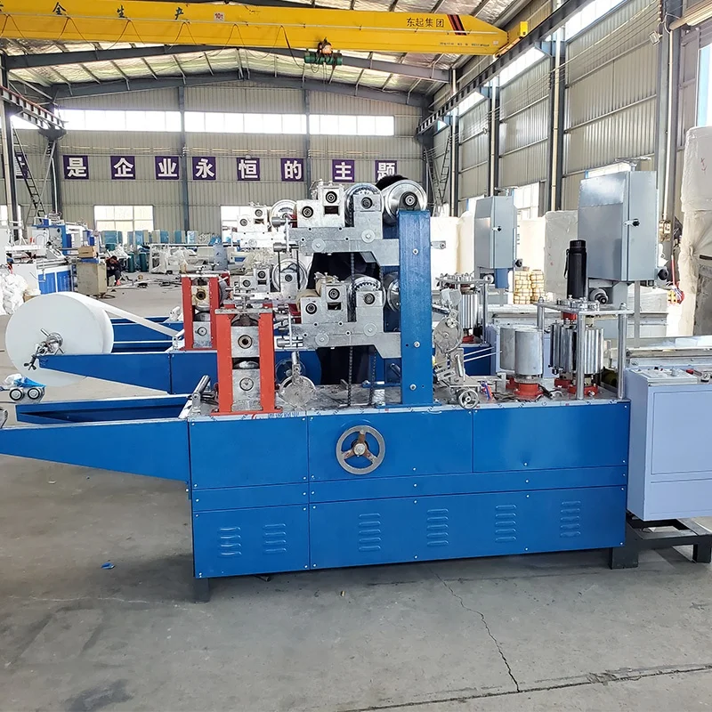 Single and Double Color Printing Napkin Paper Napkin Machine for Small Profitable Industry