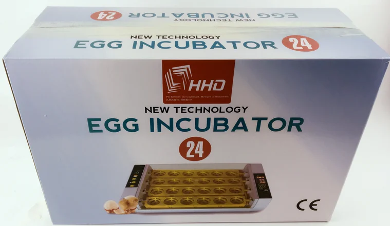 Hhd Ce Certification Fully Automatic 24s Reptile Incubator Egg ...