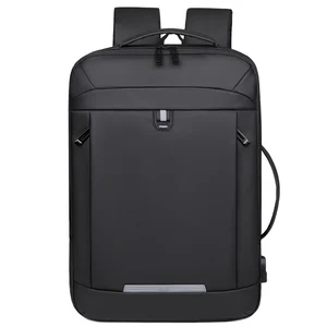 OMASKA  Waterproof 15.6 USB Backpack Design Polyester for College Executive Leisure Men Business Backpack