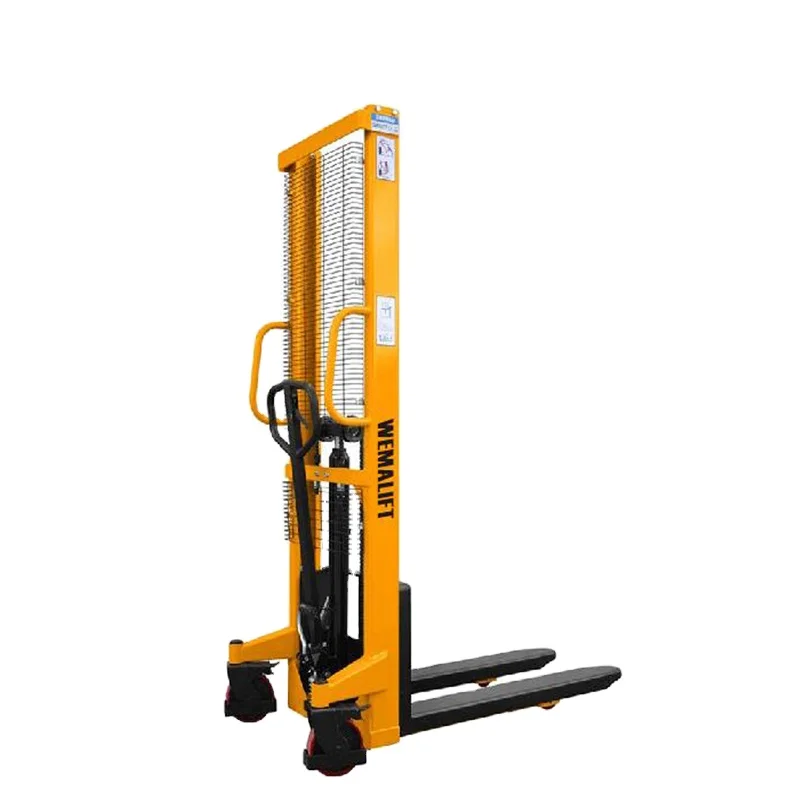 Manual Hydraulic Stacker SDJ 1500. Ручной вилочный подъемник. Гидравлический вилочный подъемник. Ручной подъемник паллет.