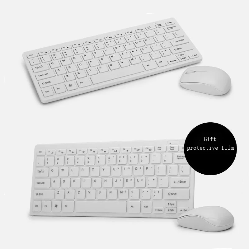 Desktop Office Computer Silent Keyboard Teclado E Mouse Wireless
