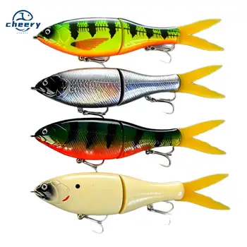 CHEERY New Tail Multi-Jointed Fishing Lure, Swimbait for Pike Bass, Saltwater Freshwater Fishing Tackle – Soft Lure – view 2