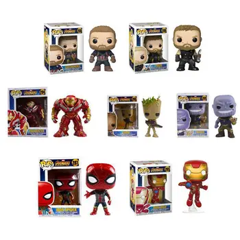 FUNKO POP Spider Man 652# Hero Animation Collection marval kids toys Model Toys PVC Action Figure Toys For Children Gift