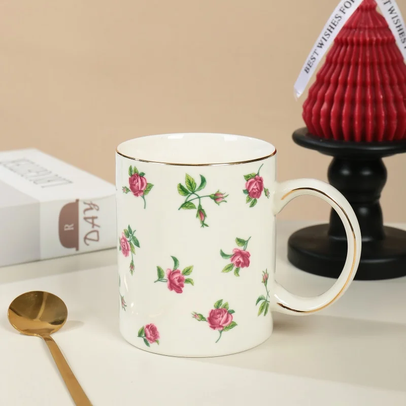 product wholesale floral ceramic plate porcelain dinner set kitchen tablewares wedding plates restaurant ceramic tableware set-5