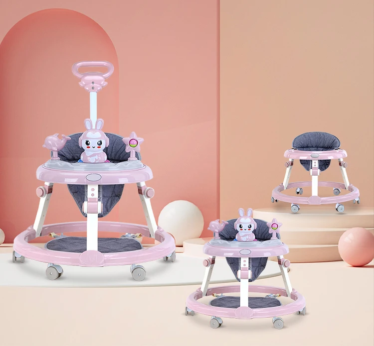 Factory Baby Walker 3 In 1 Musical Cartoon Walking Chair Toy Music Kids