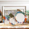 Ensemble de vaisselle 3 pièces en porcelaine fine - Récif de corail