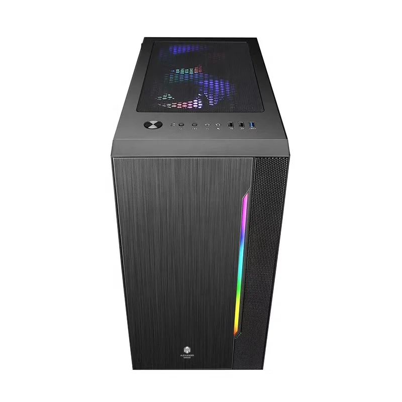 Лидер продаж игровой чехол для микрокомпьютера с полосками ARGB дополнительная акриловая боковая