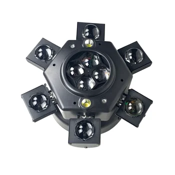 Hot-Selling Spider LED Zoom Moving Head Light 6 Bee Eye Color Laser for Wedding Stages Nightclubs RGB Beam Bee for Dance Floors