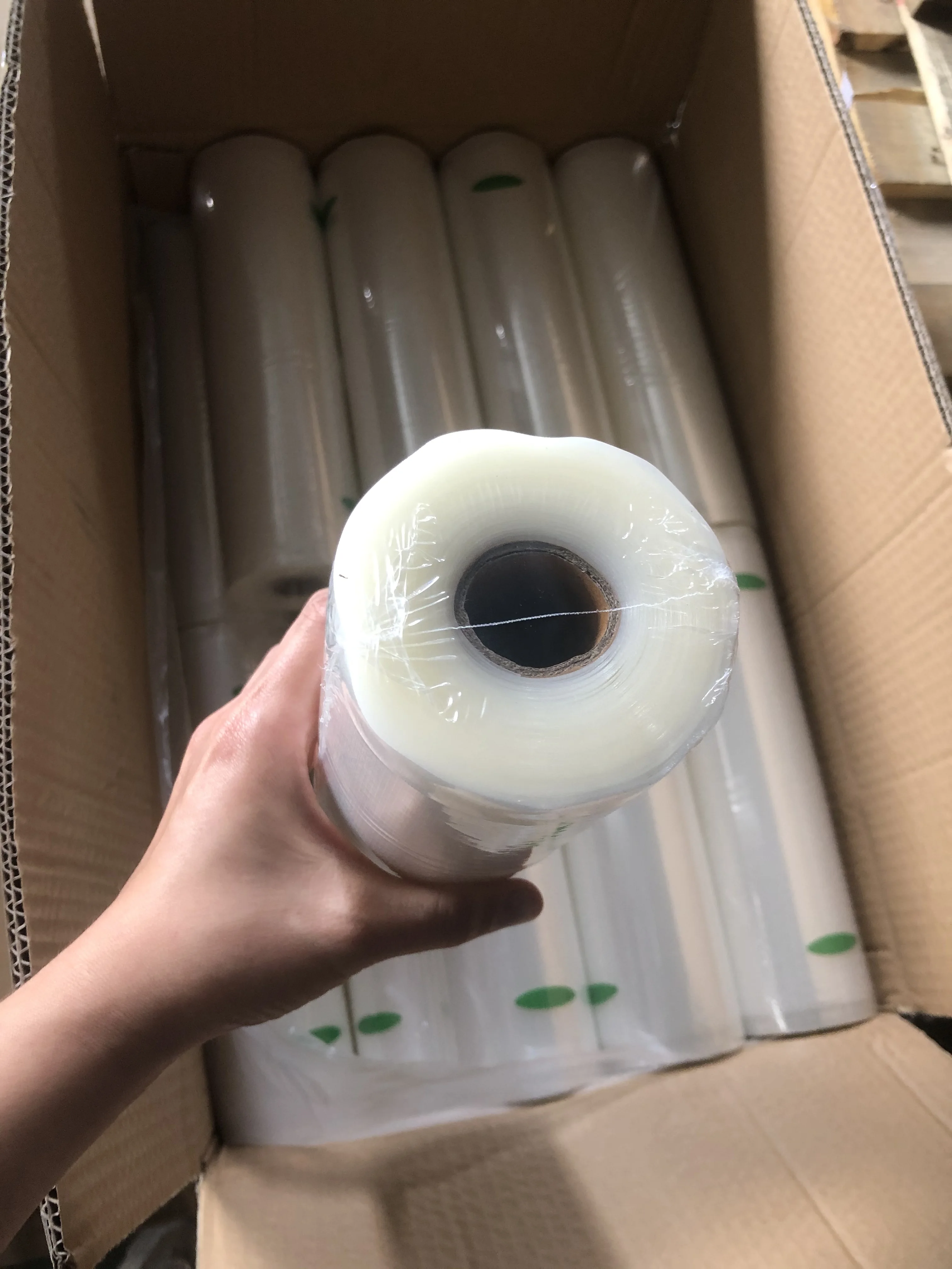 Custom Logo Printed Vacuum Seal Plastic Bag For Food Freezer Storage