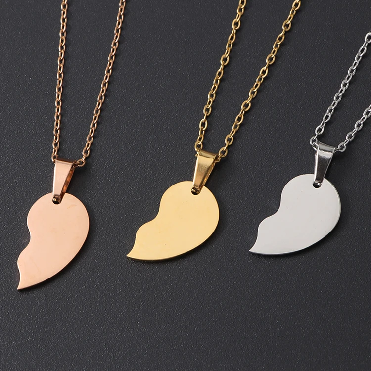 Broken Heart Necklace For Couples