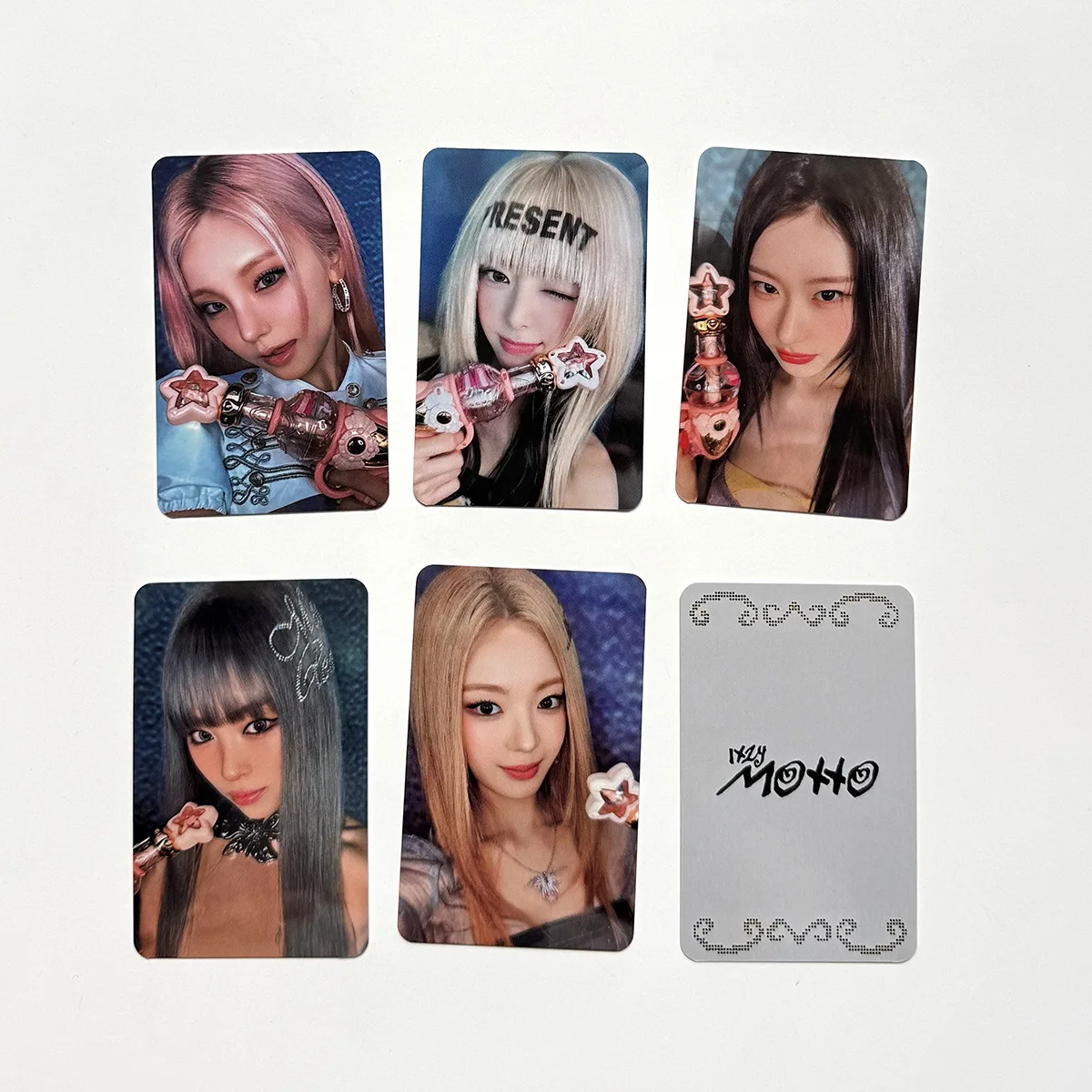 Kpop ITZY MOTTO Album Glossy Selfie Card Makestar AM PB Ver Selfie