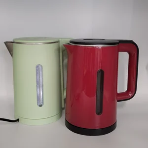 Electric Kettle 220V 1500W 1.8L Double Layers With Indicator Light Kitchen Appliances