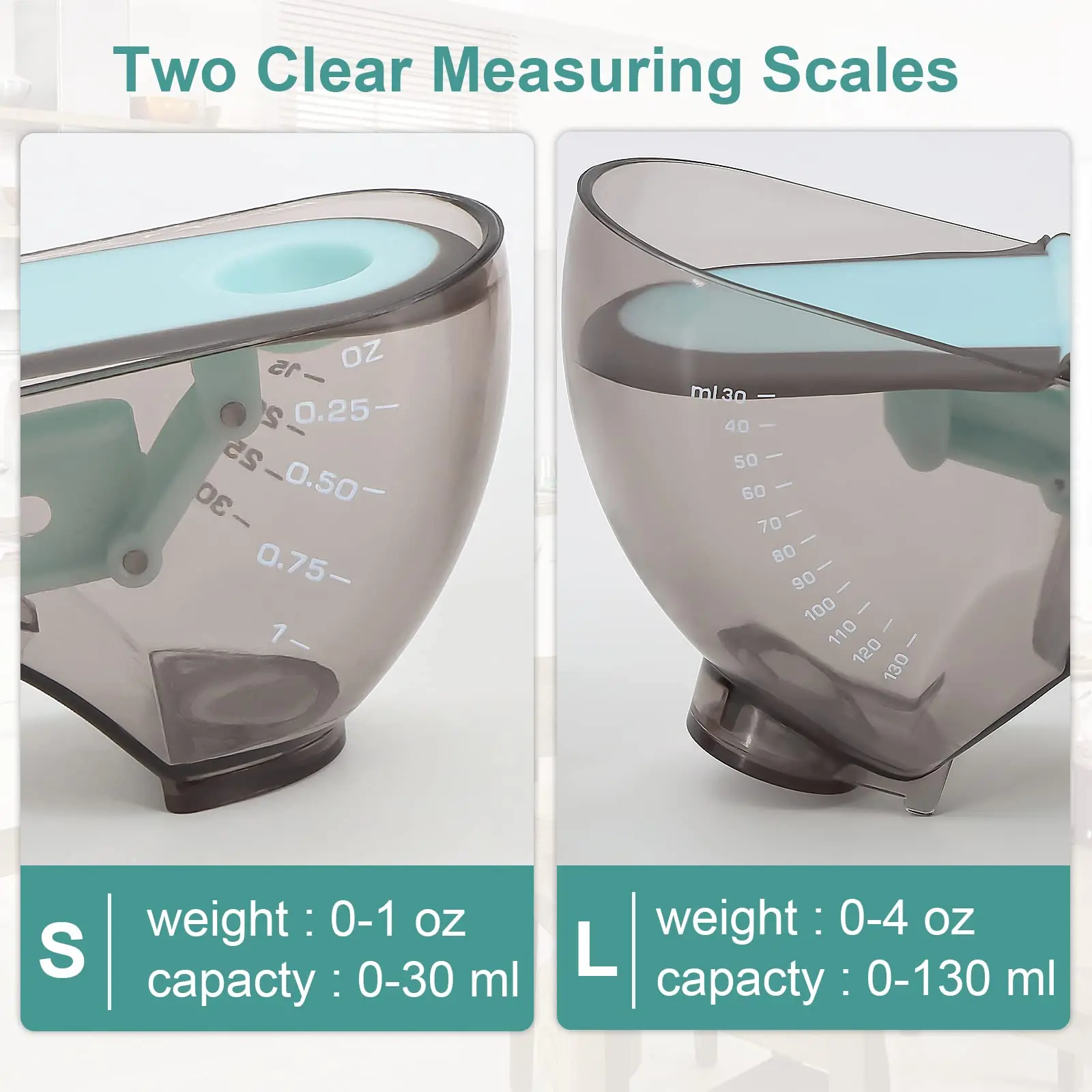 Kitchen Solid And Liquid Plastic Scale Tablespoon Suitable Kitchen Cube