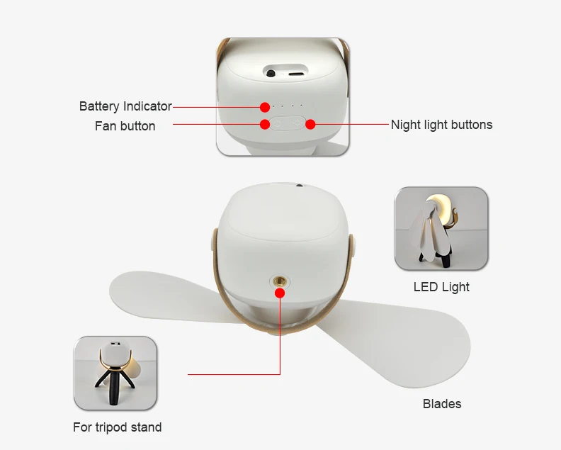 Ceiling Fan, Portable, Cordless - detail 8