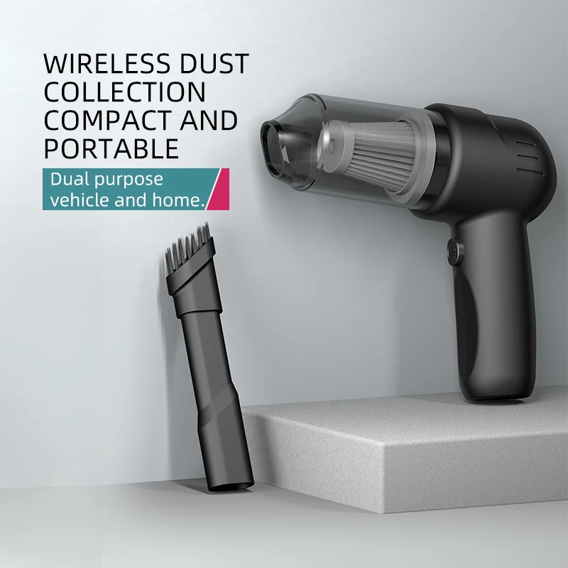 XC01 Professionnel 2-en-1 : Aspirateur portable et soufflette à air | Nettoyeur sans fil de 4000 Pa