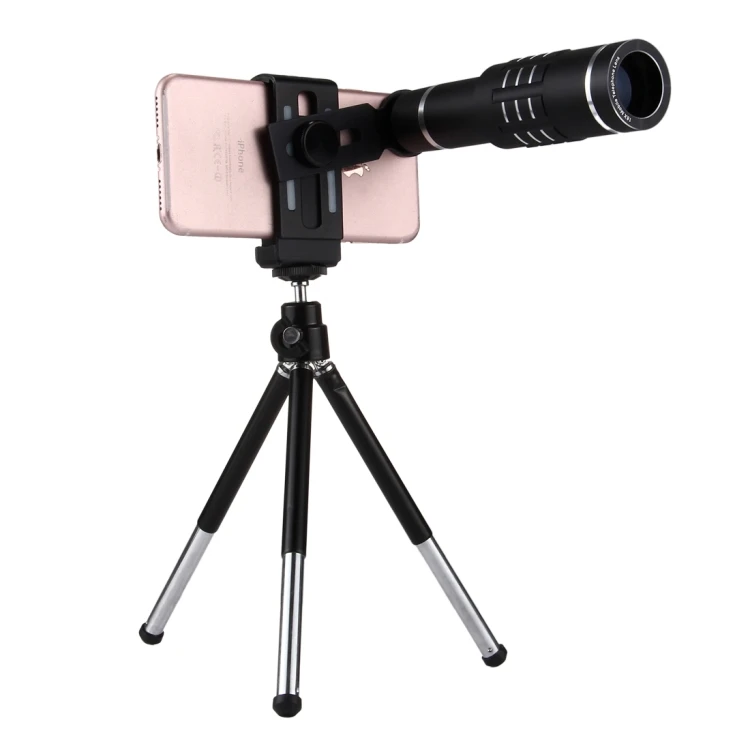 High Quality 3 in 1 Phone Telescope 18x Magnification Lens Portable Monocular Telescope with Tripod for Smartphone