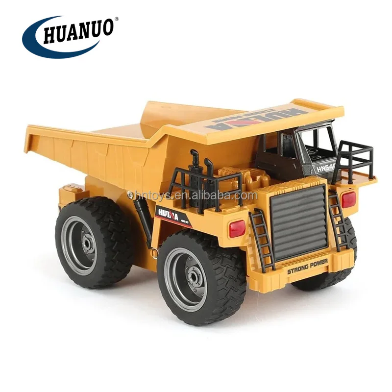 1/24 9CH 4WD Alloy Rc Dump Truck 2.4GHz Diecast Rc Tipper Selfdischarging Truck Engineering Vehicle Model