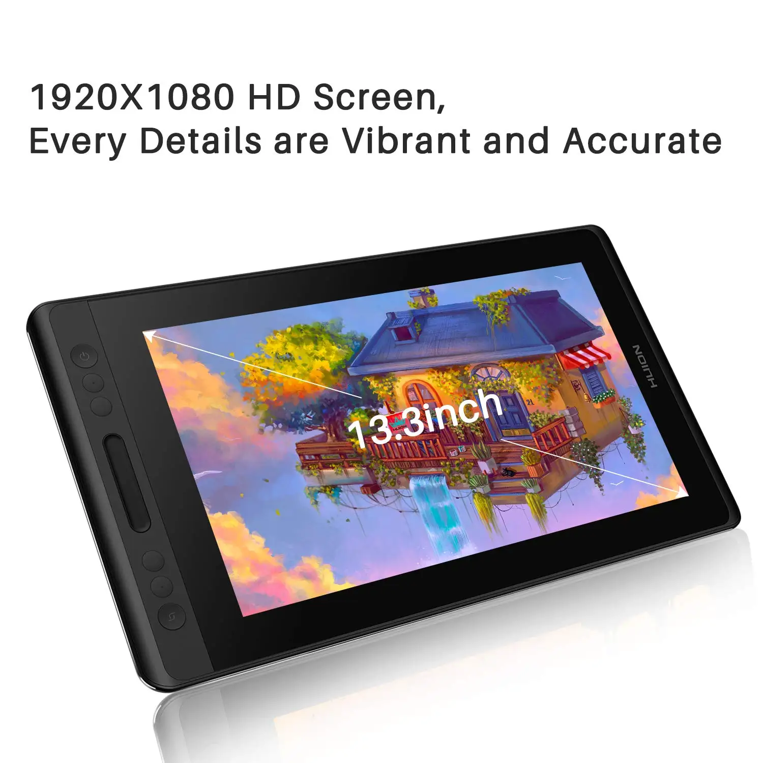 HUION ヒュイオン/液晶ペンタブ/Kamvas Pro 13 GT-133/8BDB2SH03265/Cランク/62【中古】 Amazon | 【中古】HUION Kamvas13 液晶ペンタブレット 液タブ 色