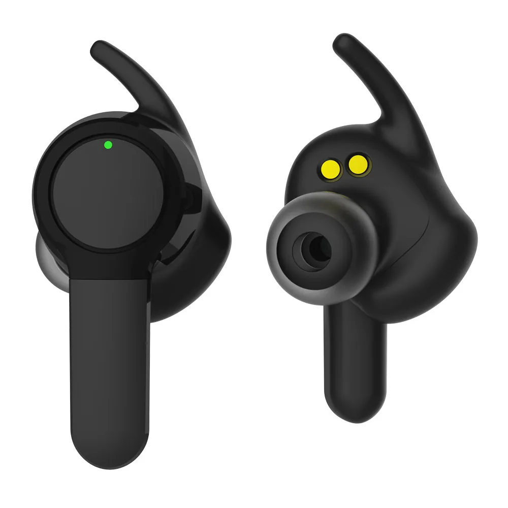 
Наушники-вкладыши TWS с голубой зуб ушной крючок беспроводные наушники вкладыши новейший сенсорный контроль спортивные близнецов Bluetooth гарнитура с шумоподавлением 