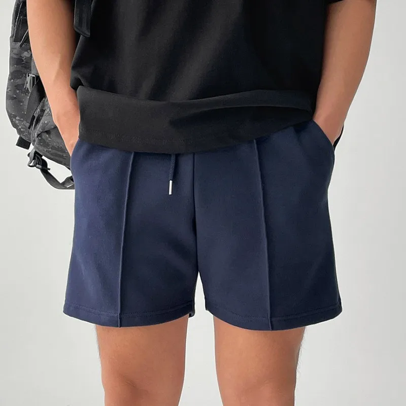 Wholesale Custom Heavy Weight Drawstring Summer Street Wear Loose Men Casual Jogger Shorts719_voghion.com
