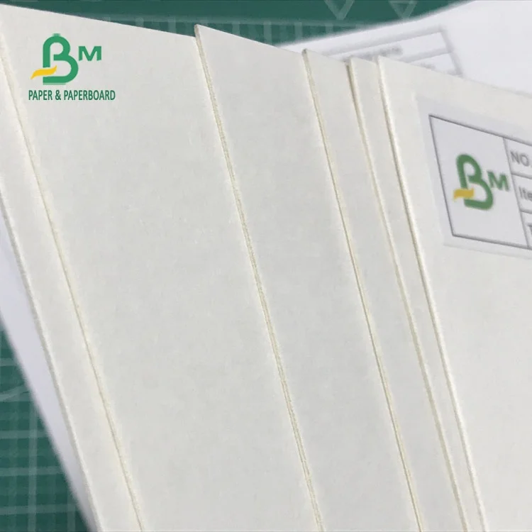 Uncoated 0.4mm 0.5mm Thick white Blotter Cardboard Sheets For Cup Coaster  Board