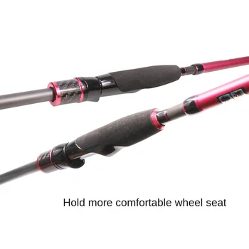 Cheery New Rod Carbon Fiber Fishing Rod Ultra-Fast Straight Handle Travel Rod 2-Piece 150g Lightweight Super Hard Tone Spot – Hard Lure – view 4