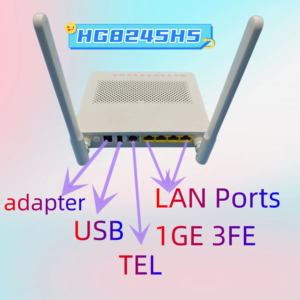Cheaper Hg8245h5 Xpon Gpon Onu For Huawei 1ge+3fe+1pots+1usb+2.4g Wifi ...