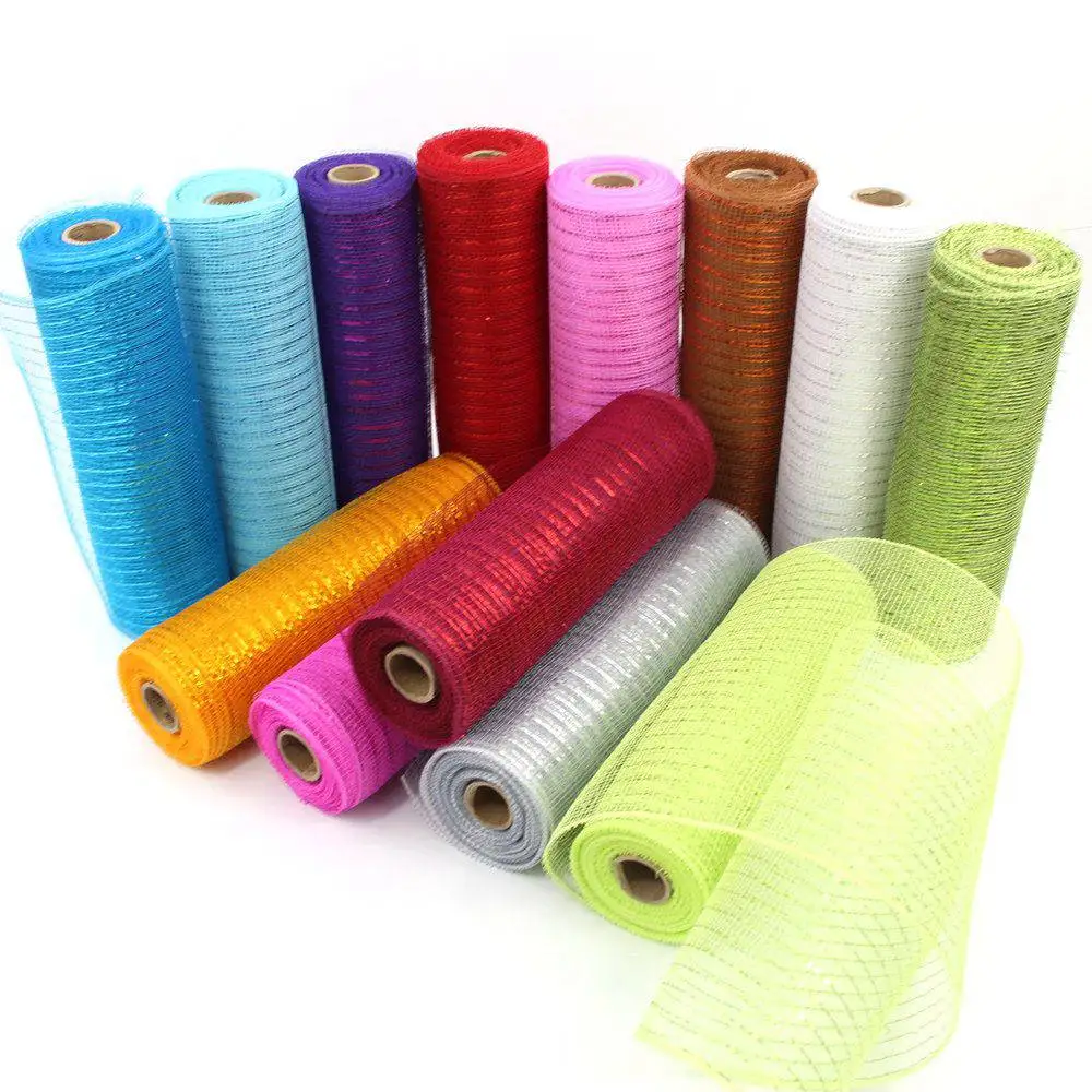 10 Inch Decor Mesh Poly Decor Mesh Wraps 10" X 10 Yards 60138 Buy 10