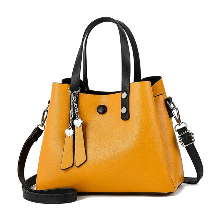 Bolso De Mano Amarillo De Cuero Para Mujer,Bandolera De Gran Capacidad,Bolso  De Mano De Alta Calidad,2019 - Buy Las Mujeres Bolsos De Cuero Amarillo  Bolsa,Gran Capacidad De Dama Bolsa De Hombro,Moda Elegante
