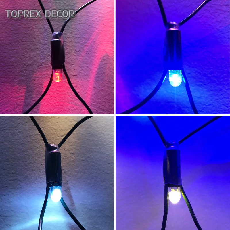 PVC LED Fishing Net Mesh String Light Outdoor Use Decorative Christmas Lighting for Party and Wedding