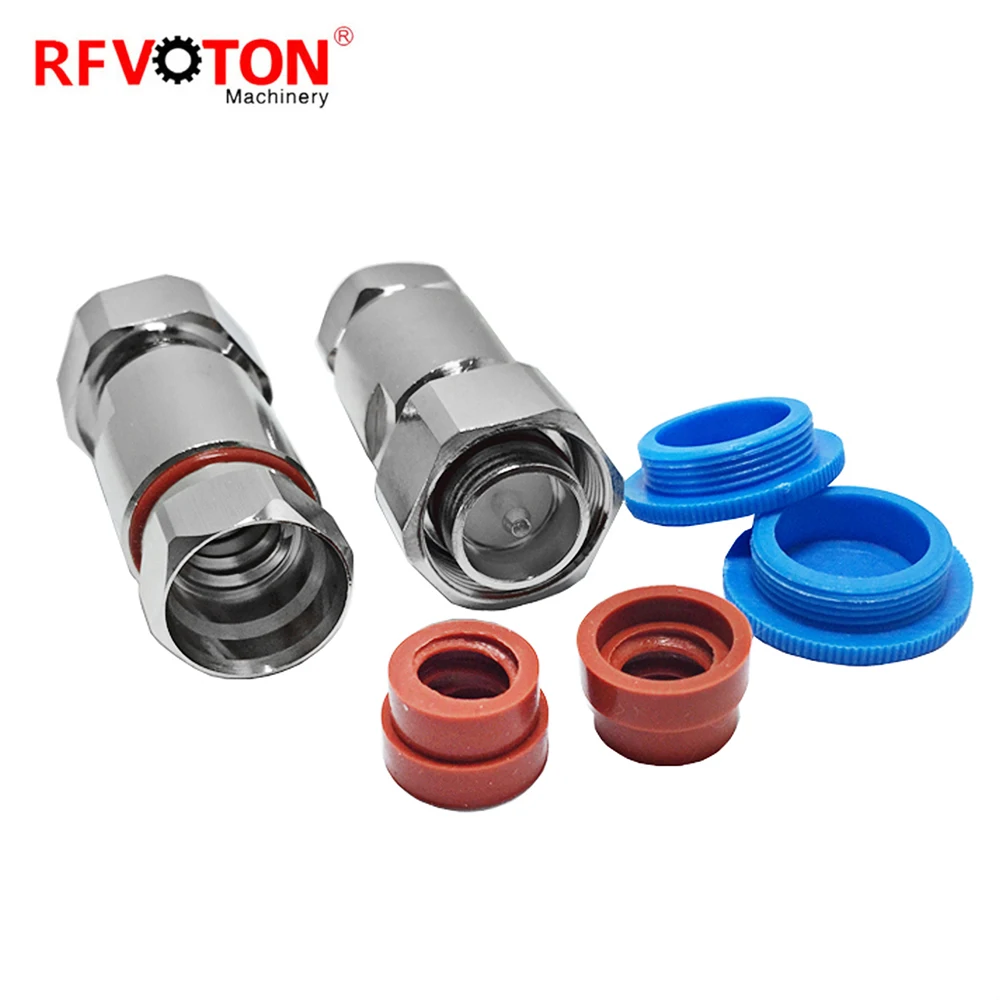 Factory Directly 4.310 Plug Male Macho 4.3/10 Clamp Mounting for 1/2 Superflex Supersoft SF Cable Connector 4.3-10 Mini Din Rohs