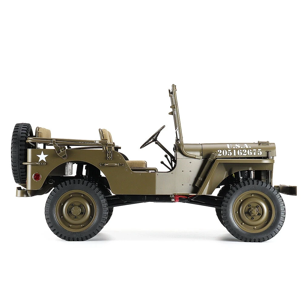 RocHobby 1/6 Scale 1941 MB Scaler Electric RC Jeep - Waterproof