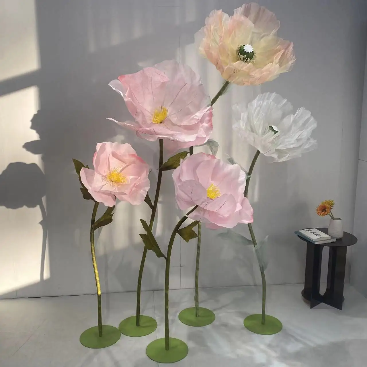 Meistverkaufte Künstliche Blumen Große Schaumstoff-rosen Für Hochzeitsdekoration Fensterdekoration Riesige Blumen Für Wegeauskleidung