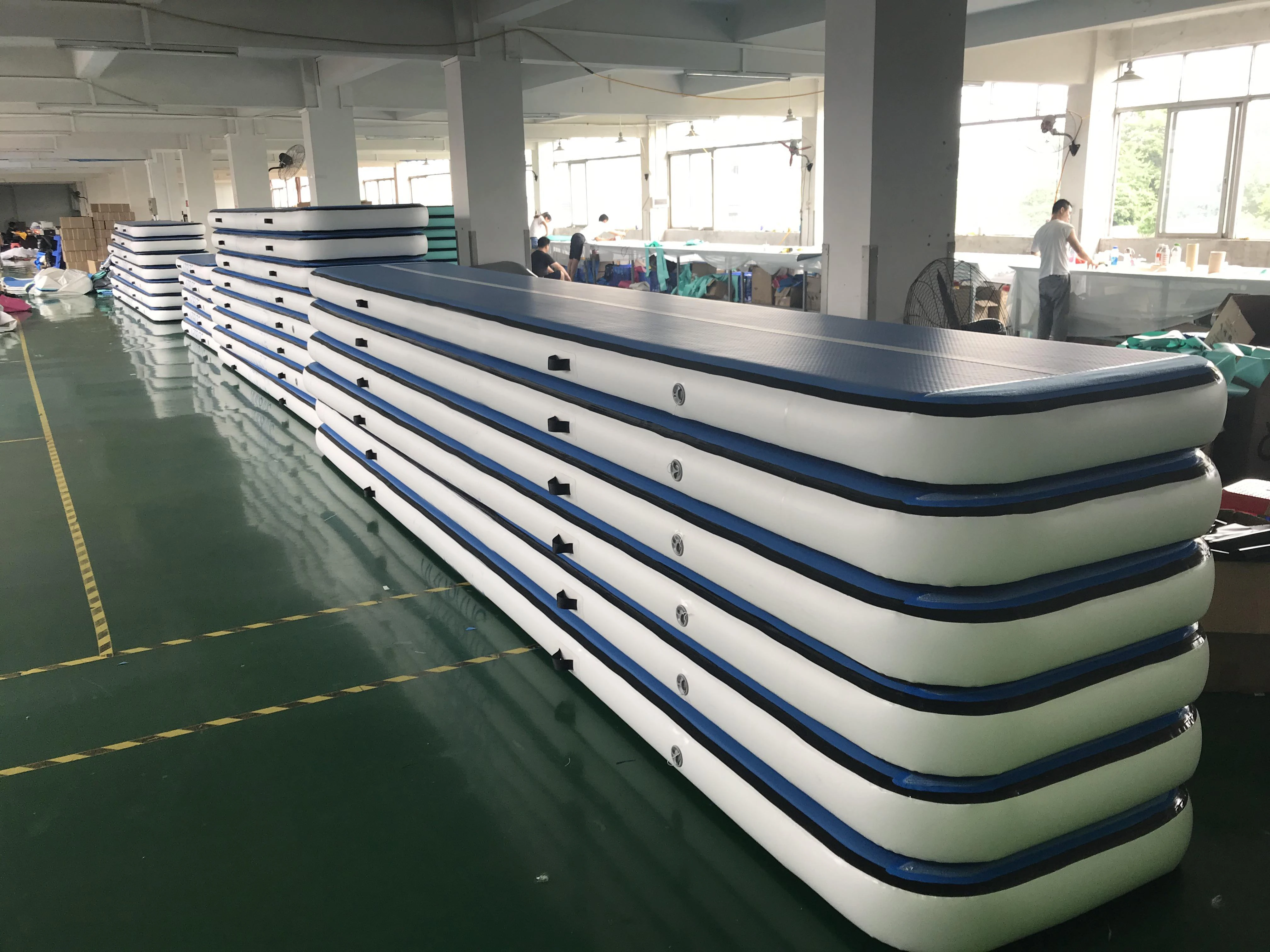 Fast Shipping Big Long Cheap Inflatable Tumbling air Track Gymnastics Floor China Factory with Cheap Price