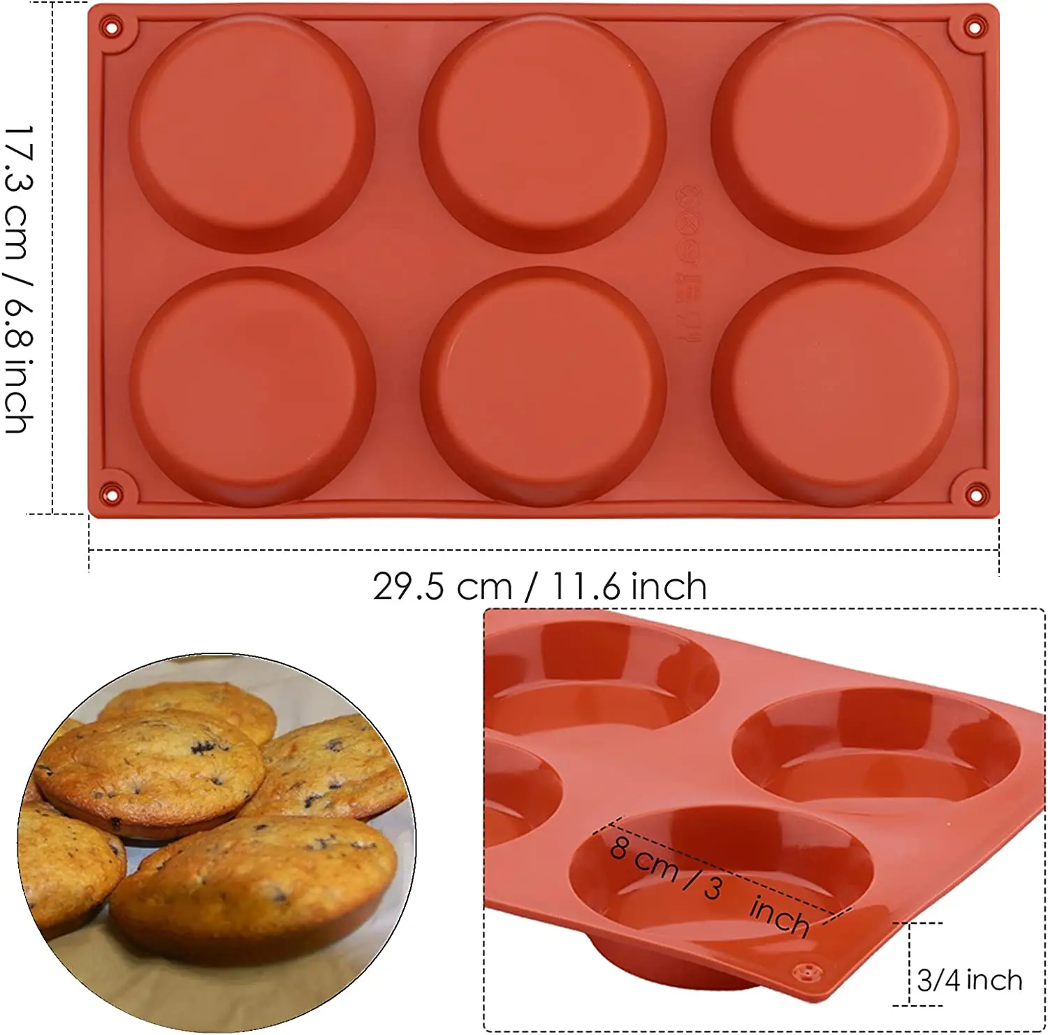 Muffin top pan silicone best sale