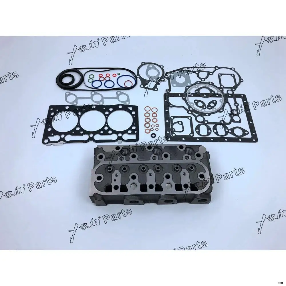 D1105 Engine Cylinder Head With Full Gasket Set for Kubota