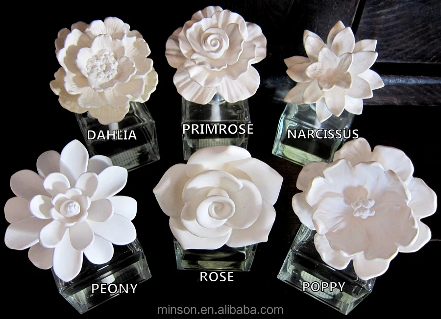 White Ceramic 200ml Aroma Diffuser - Customized Scents